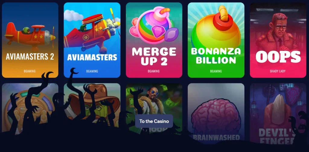 Rollino Casino affiliate landing preview